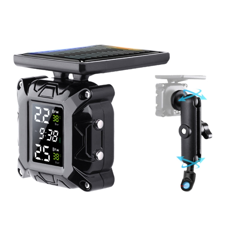 M9 Color Screen Motorcycle Solar Wireless Tire Pressure Monitor — view 10