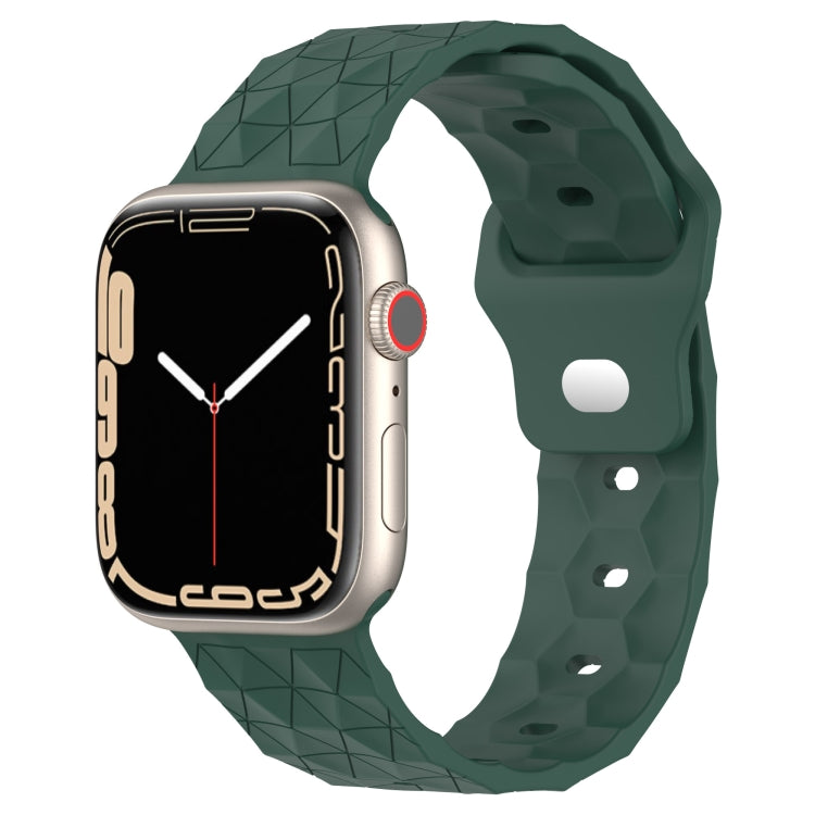 Football Texture Silicone Watch Band — Limes Green
