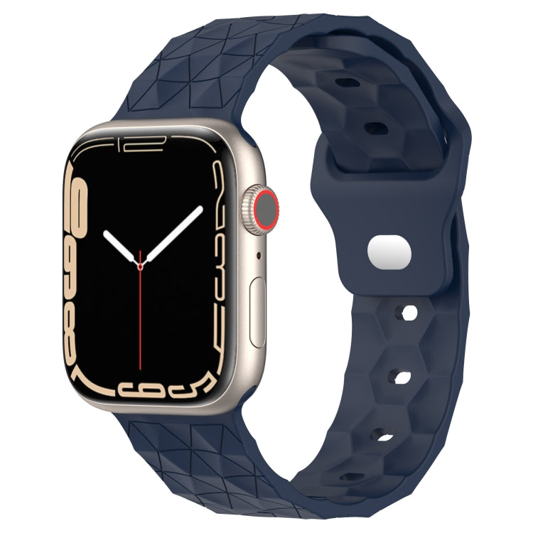 Football Texture Silicone Watch Band — Dark Grey
