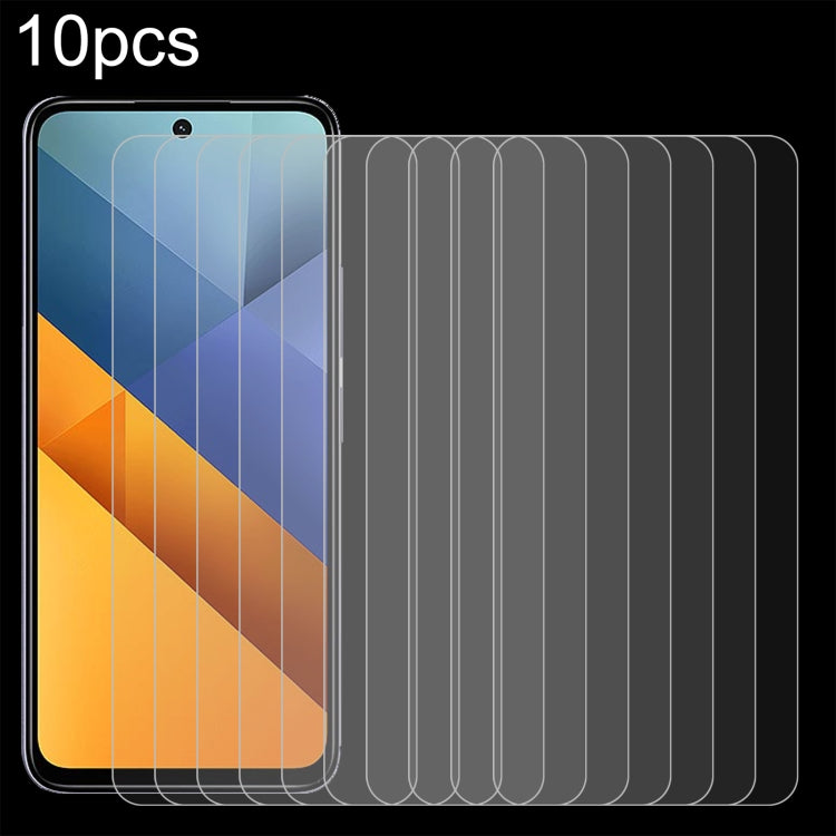 10pcs 0.26mm 9H 2.5D Tempered Glass Film — For Xiaomi Redmi Turbo 3