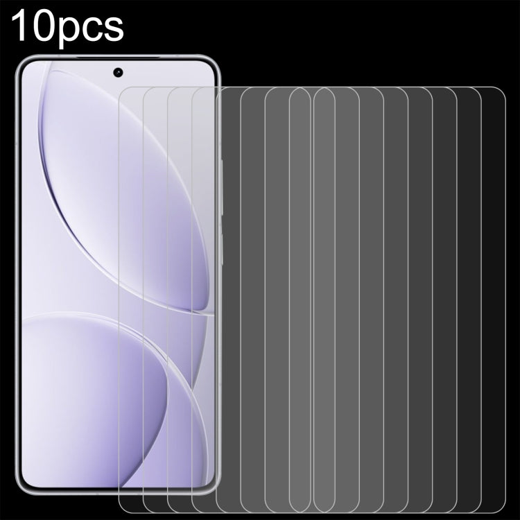 10pcs 0.26mm 9H 2.5D Tempered Glass Film — For Xiaomi Redmi Note 14 5G