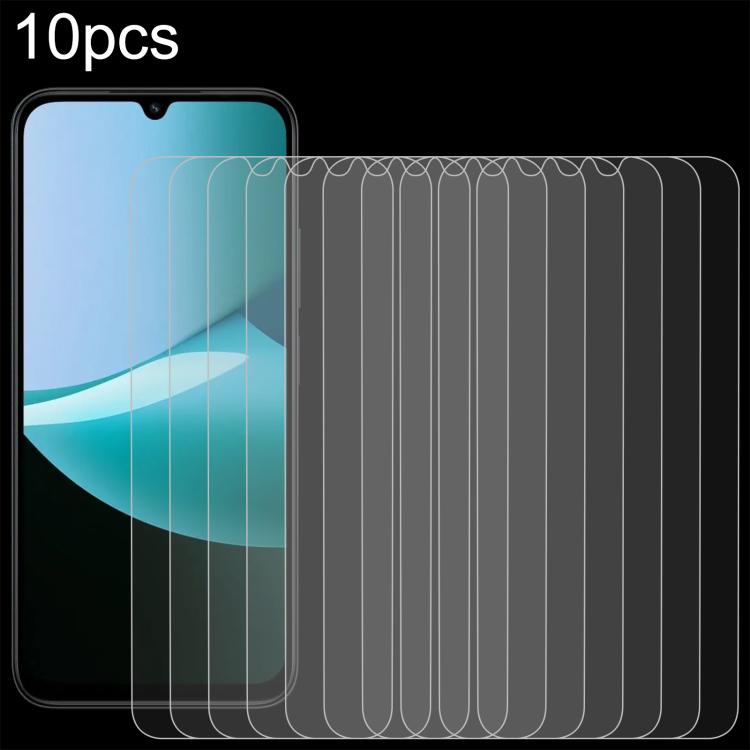 10pcs 0.26mm 9H 2.5D Tempered Glass Film — For Xiaomi 15T 5G