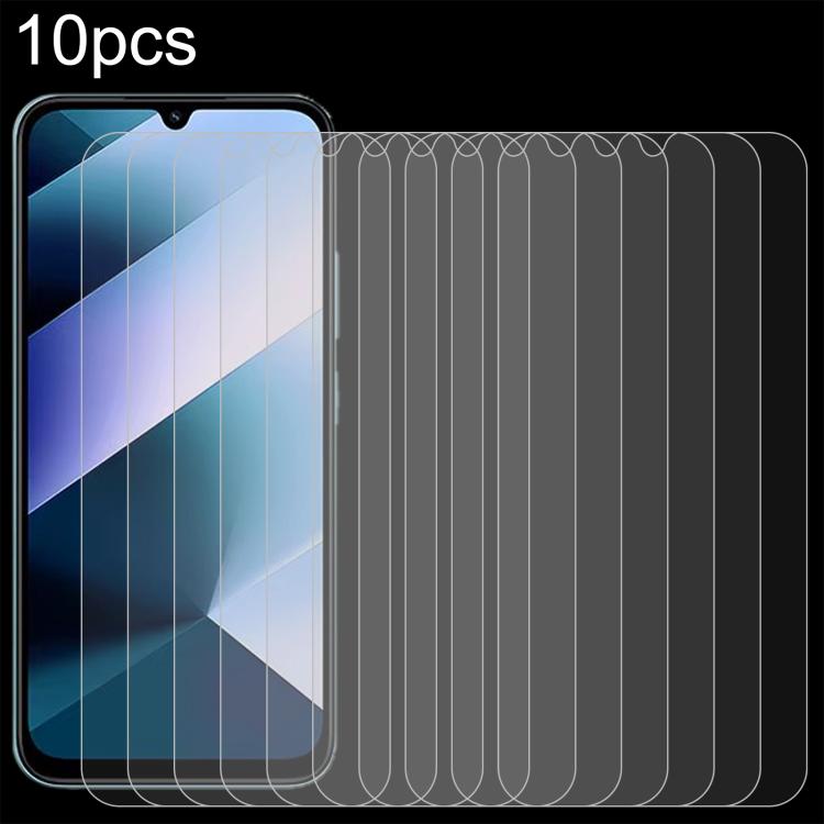 10pcs 0.26mm 9H 2.5D Tempered Glass Film — For Xiaomi Poco X8 Pro Max 5G