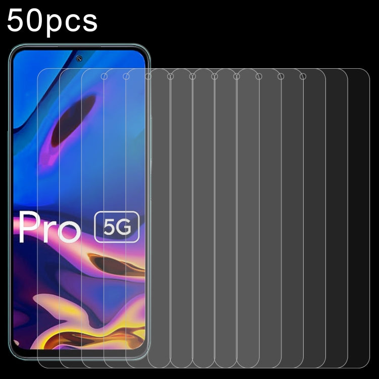 50pcs 0.26mm 9H 2.5D Tempered Glass Film — view 9