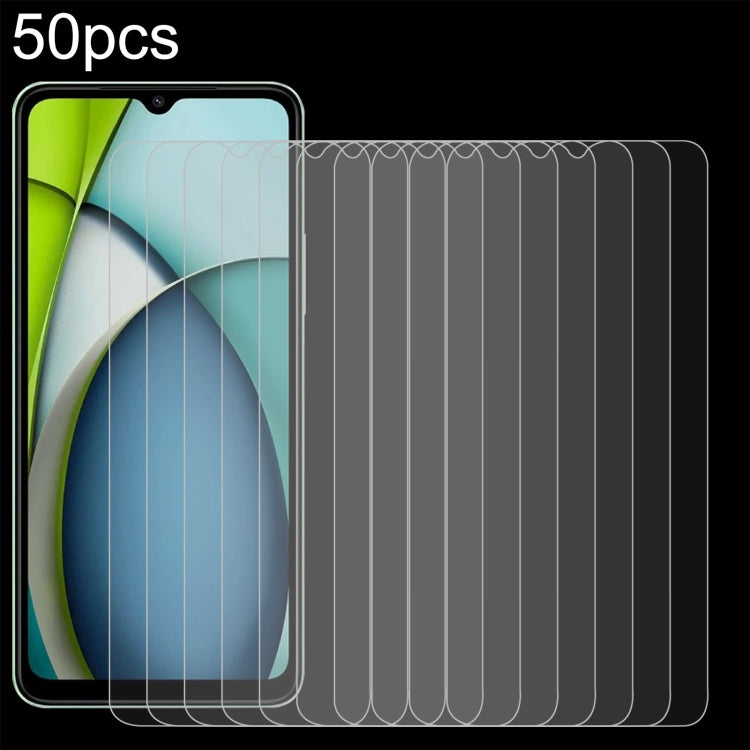 50pcs 0.26mm 9H 2.5D Tempered Glass Film — For Xiaomi Poco X6 Neo