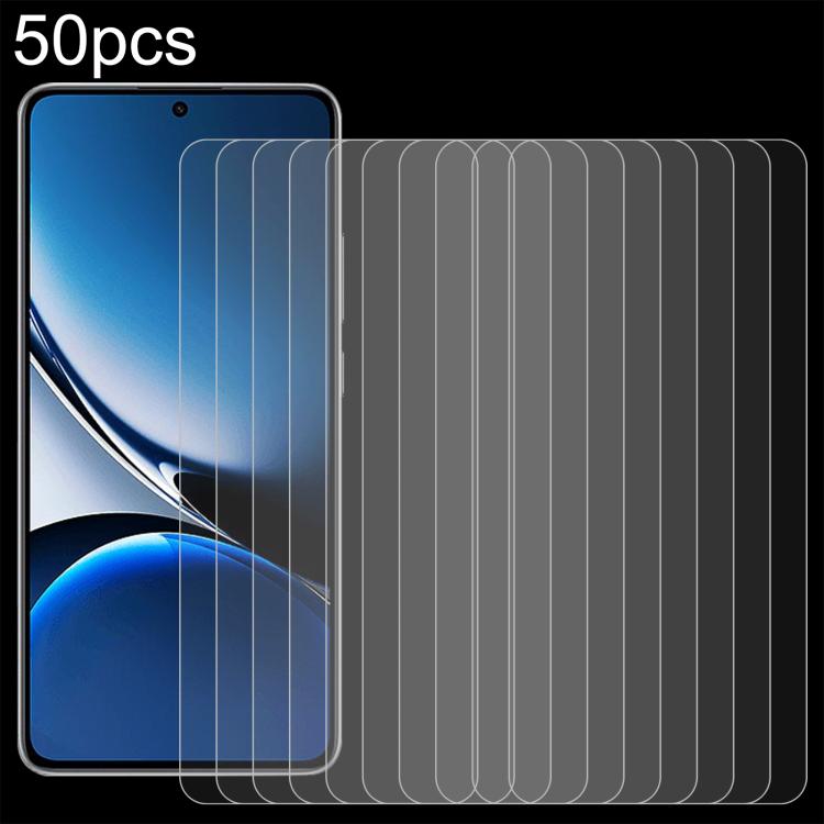 50pcs 0.26mm 9H 2.5D Tempered Glass Film — For Xiaomi Redmi Note 14 5G India