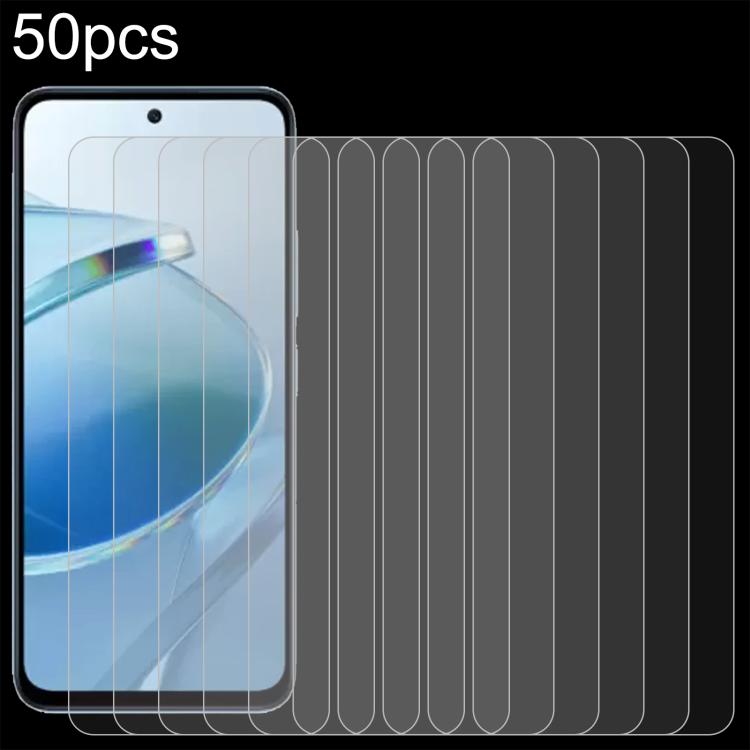 50pcs 0.26mm 9H 2.5D Tempered Glass Film — For Xiaomi Redmi Turbo 4 / Note 14S 4G