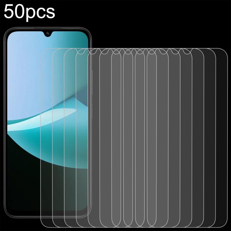 50pcs 0.26mm 9H 2.5D Tempered Glass Film — For Xiaomi 15T 5G