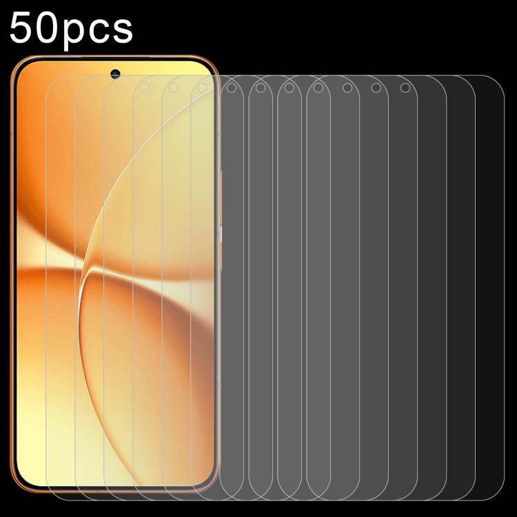 50pcs 0.26mm 9H 2.5D Tempered Glass Film — For Xiaomi Poco F8 Pro