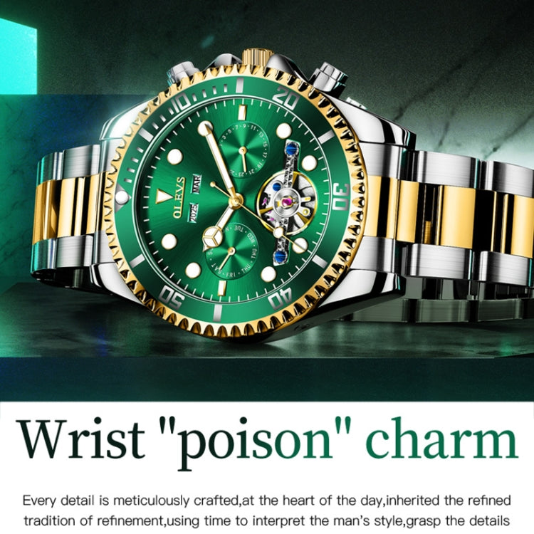 OLEVS 6605 Men Multifunctional Waterproof Mechanical Watch — view 16
