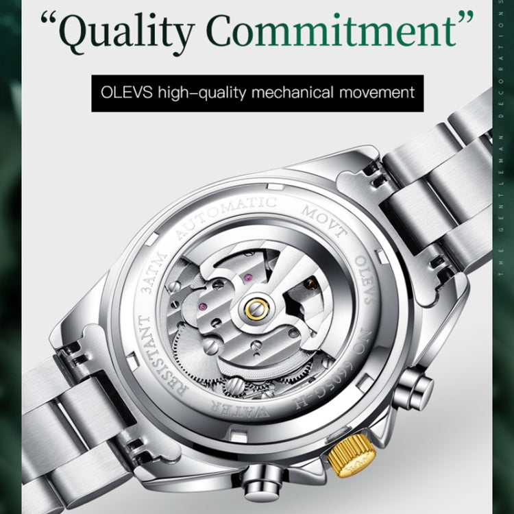 OLEVS 6605 Men Multifunctional Waterproof Mechanical Watch — view 8