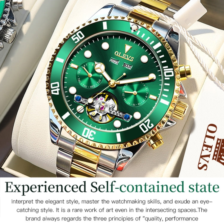 OLEVS 6605 Men Multifunctional Waterproof Mechanical Watch — view 9