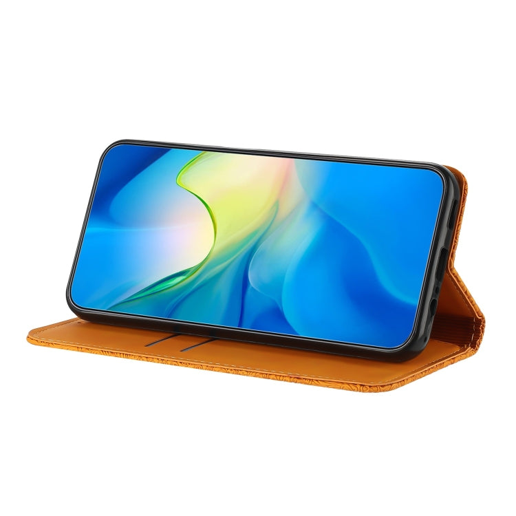 Ethnic Embossed Adsorption Leather Phone Case