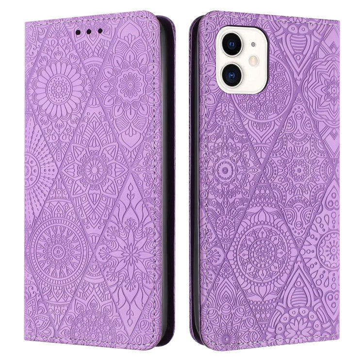 Ethnic Embossed Adsorption Leather Phone Case