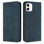 Ethnic Embossed Adsorption Leather Phone Case