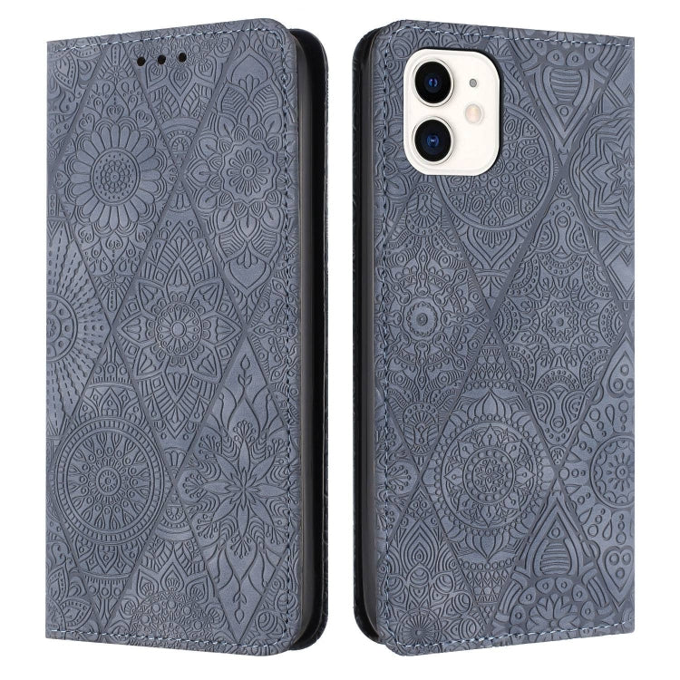 Ethnic Embossed Adsorption Leather Phone Case