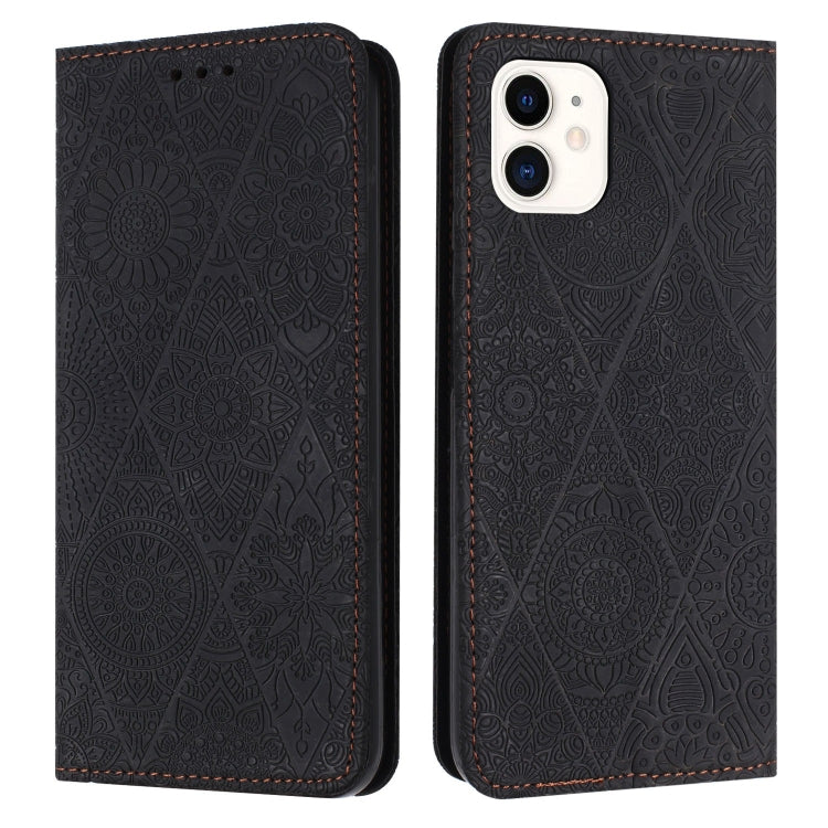 Ethnic Embossed Adsorption Leather Phone Case