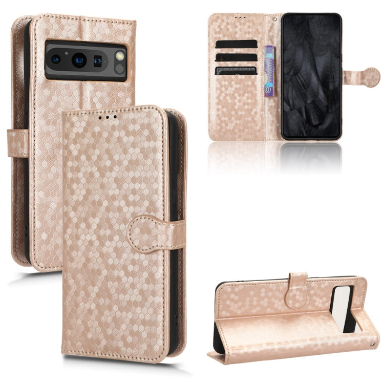 Honeycomb Dot Texture Leather Phone Case