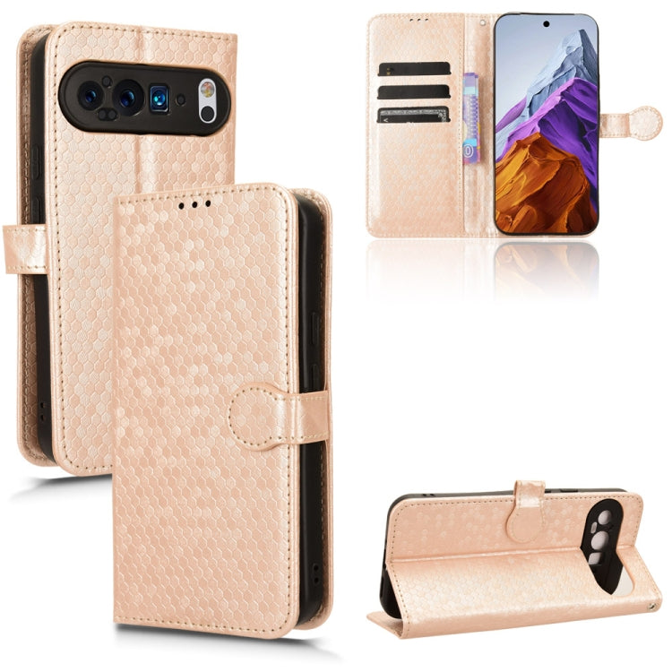 Honeycomb Dot Texture Leather Phone Case