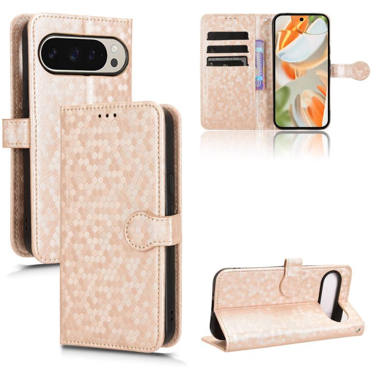 Honeycomb Dot Texture Leather Phone Case