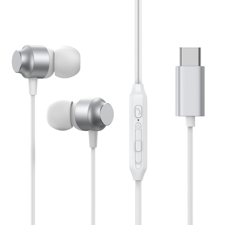 JOYROOM JR-EC06 Type-C Metal In-Ear Wired Earphone, Length: 1.2m