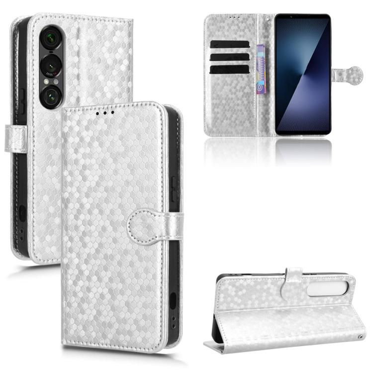 Honeycomb Dot Texture Leather Phone Case