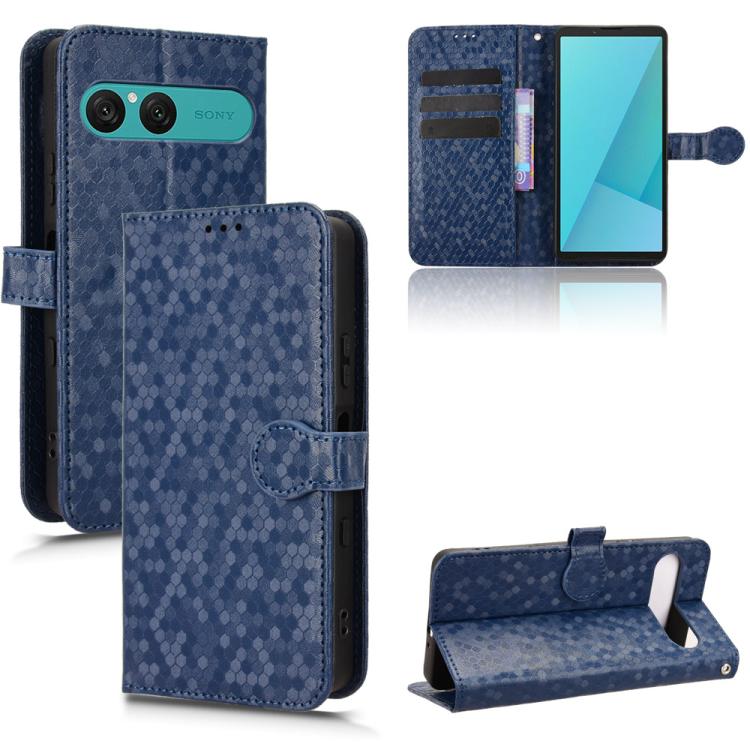 Honeycomb Dot Texture Leather Phone Case