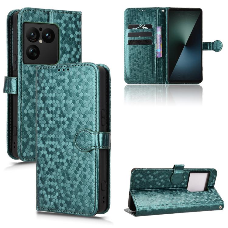 Honeycomb Dot Texture Leather Phone Case