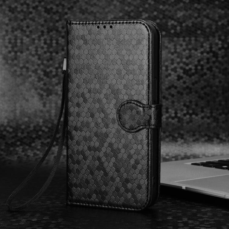 Honeycomb Dot Texture Leather Phone Case