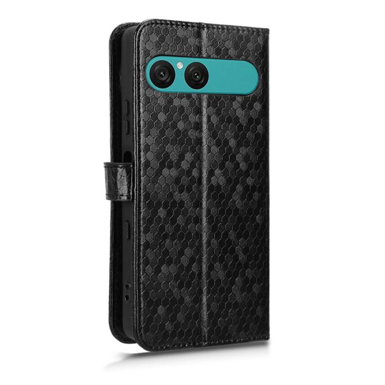 Honeycomb Dot Texture Leather Phone Case