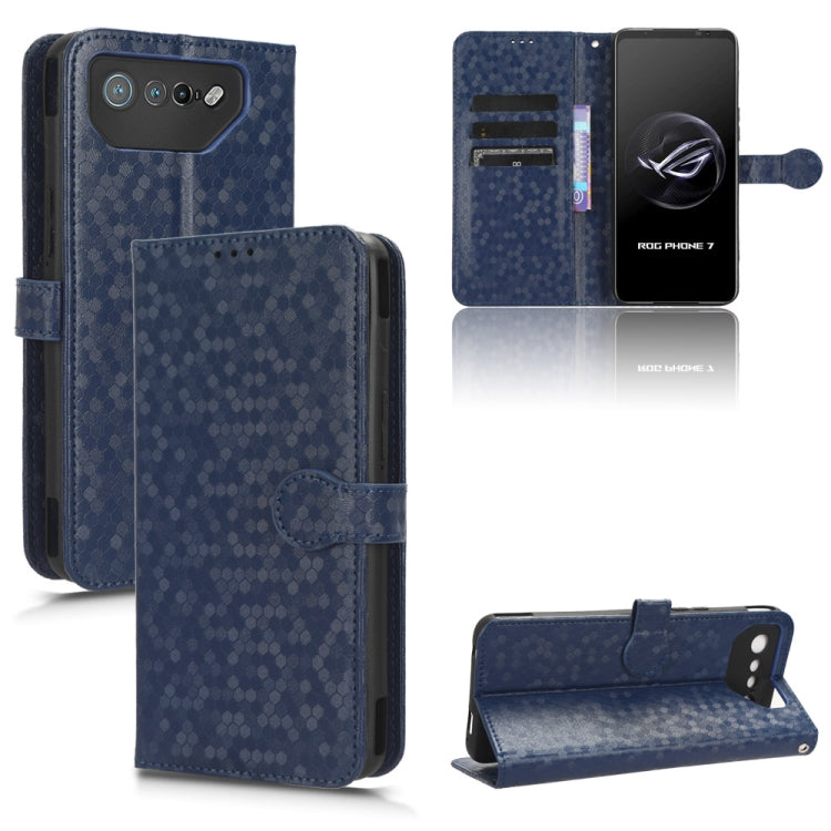 Honeycomb Dot Texture Leather Phone Case