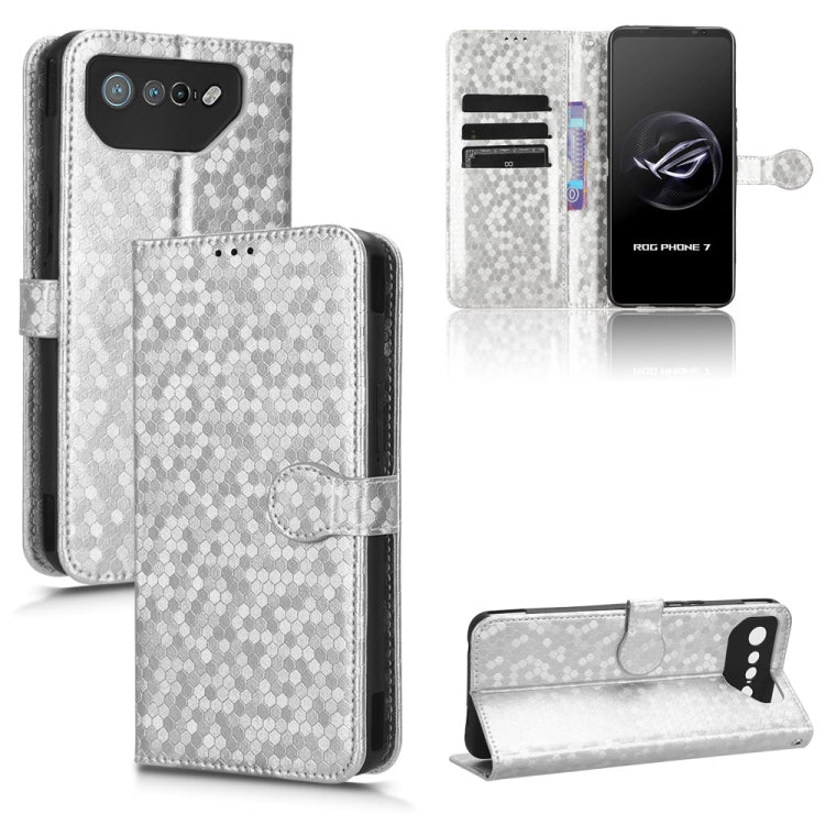 Honeycomb Dot Texture Leather Phone Case