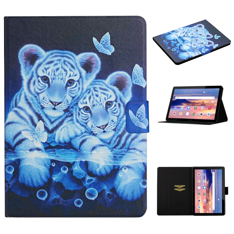 Colored Drawing Pattern Horizontal Flip Leather Case with Holder & Card Slots — view 25