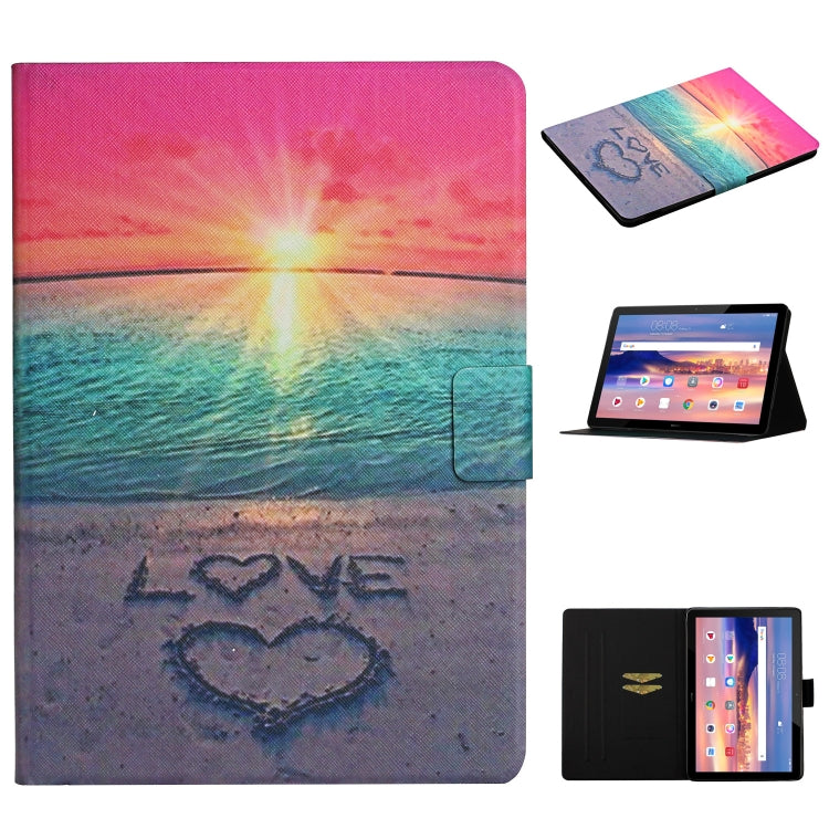 Colored Drawing Pattern Horizontal Flip Leather Case with Holder & Card Slots — view 43