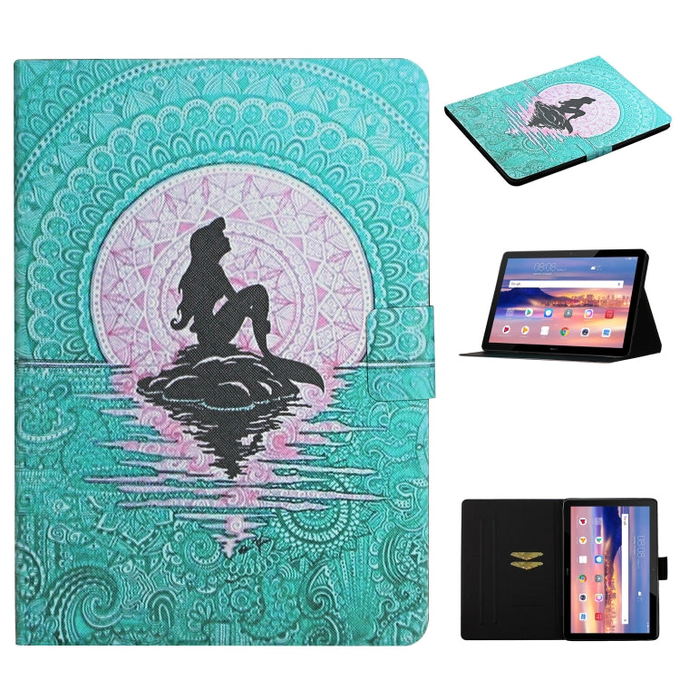 Colored Drawing Pattern Horizontal Flip Leather Case with Holder & Card Slots — view 52