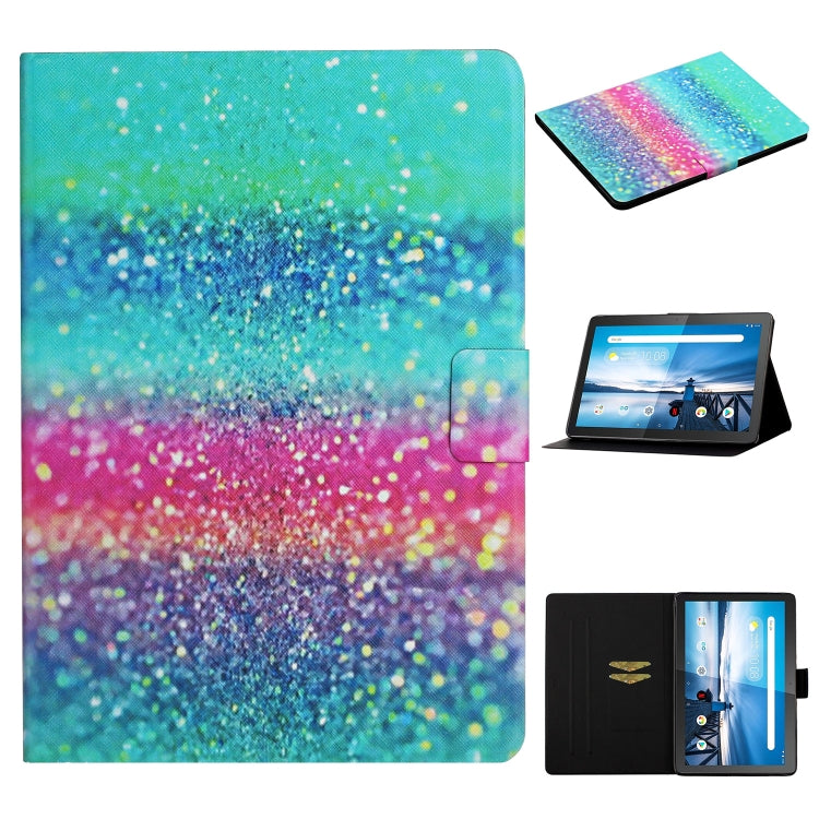 Colored Drawing Pattern Horizontal Flip Leather Case with Holder & Card Slots — view 35