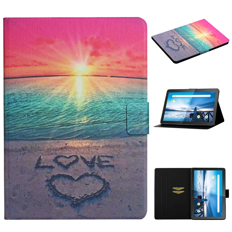 Colored Drawing Pattern Horizontal Flip Leather Case with Holder & Card Slots — view 44