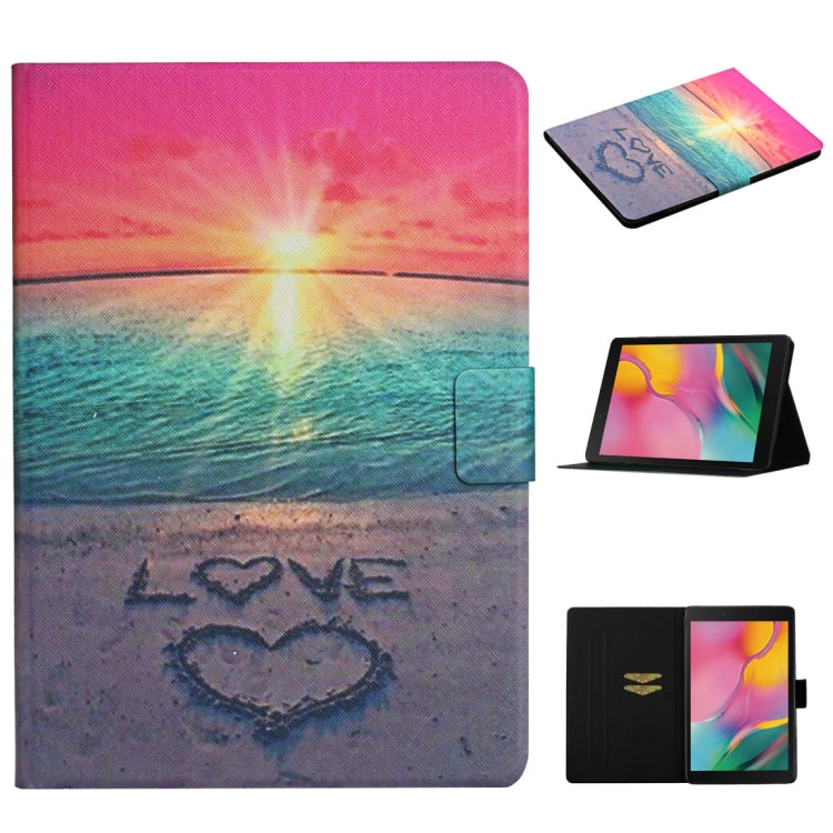 Colored Drawing Pattern Horizontal Flip Leather Case with Holder & Card Slots — view 45