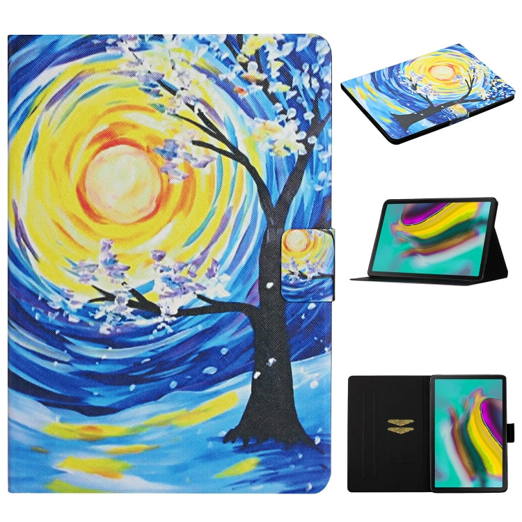Colored Drawing Pattern Horizontal Flip Leather Case with Holder & Card Slots — view 19