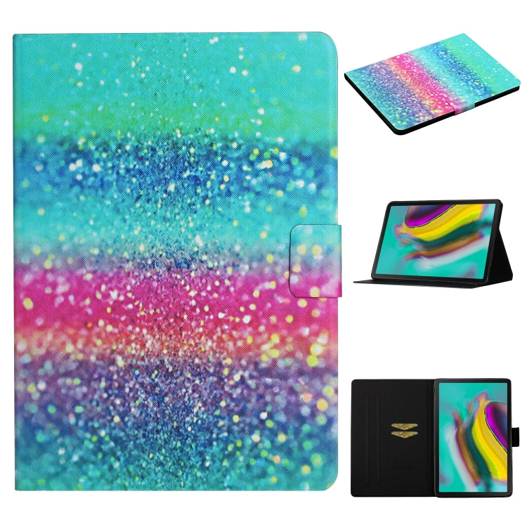 Colored Drawing Pattern Horizontal Flip Leather Case with Holder & Card Slots — view 37