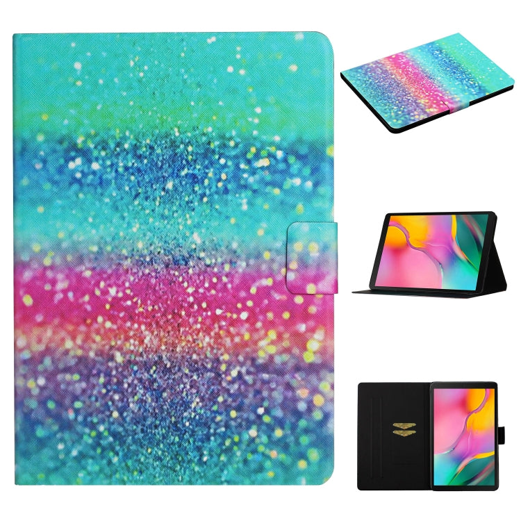 Colored Drawing Pattern Horizontal Flip Leather Case with Holder & Card Slots — view 38