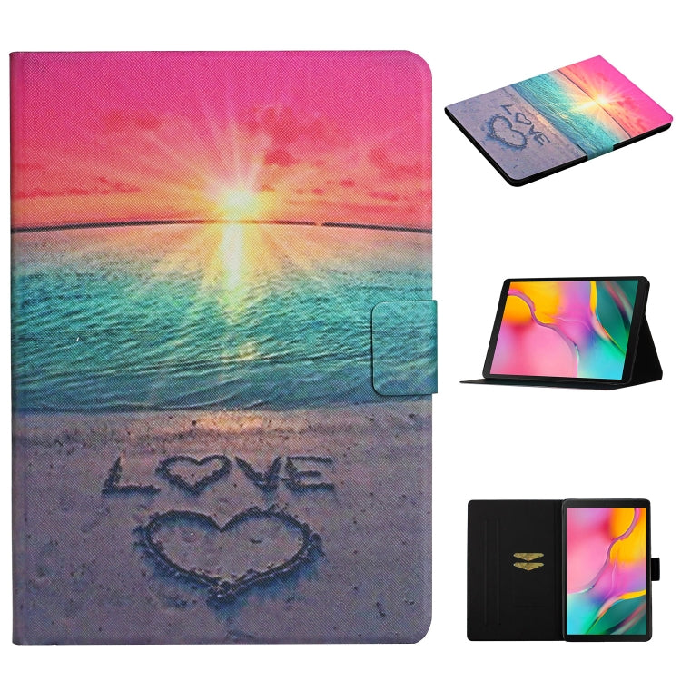 Colored Drawing Pattern Horizontal Flip Leather Case with Holder & Card Slots — view 47
