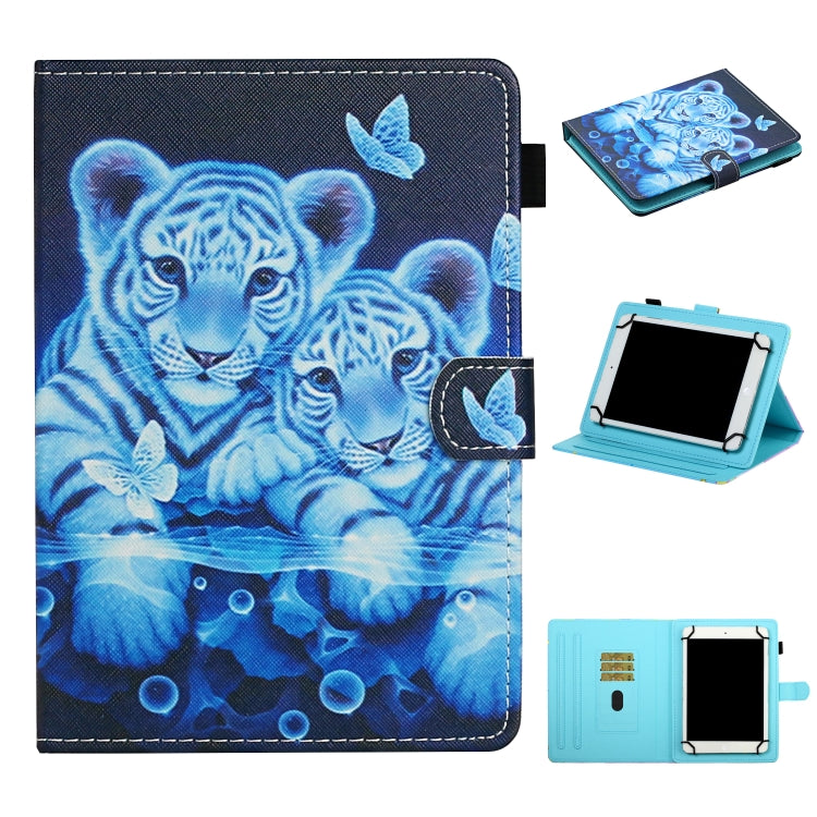 Colored Drawing Pattern Horizontal Flip Leather Case with Holder & Card Slots — view 32
