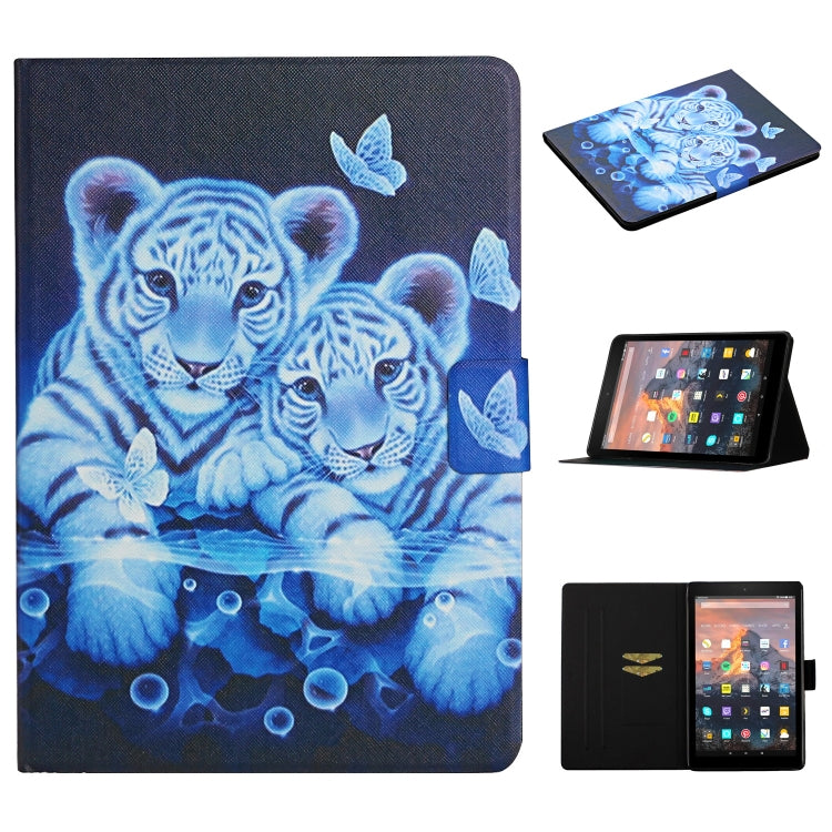 Colored Drawing Pattern Horizontal Flip Leather Case with Holder & Card Slots — view 33