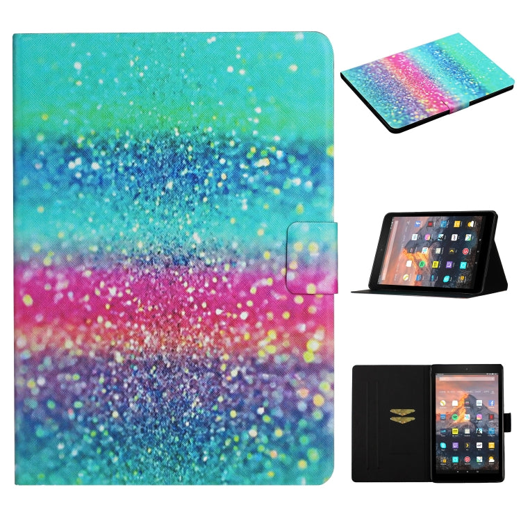 Colored Drawing Pattern Horizontal Flip Leather Case with Holder & Card Slots — view 42