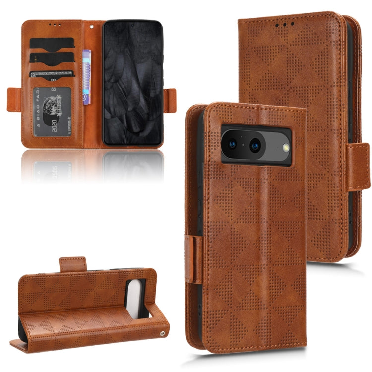 Symmetrical Triangle Pattern Leather Phone Case