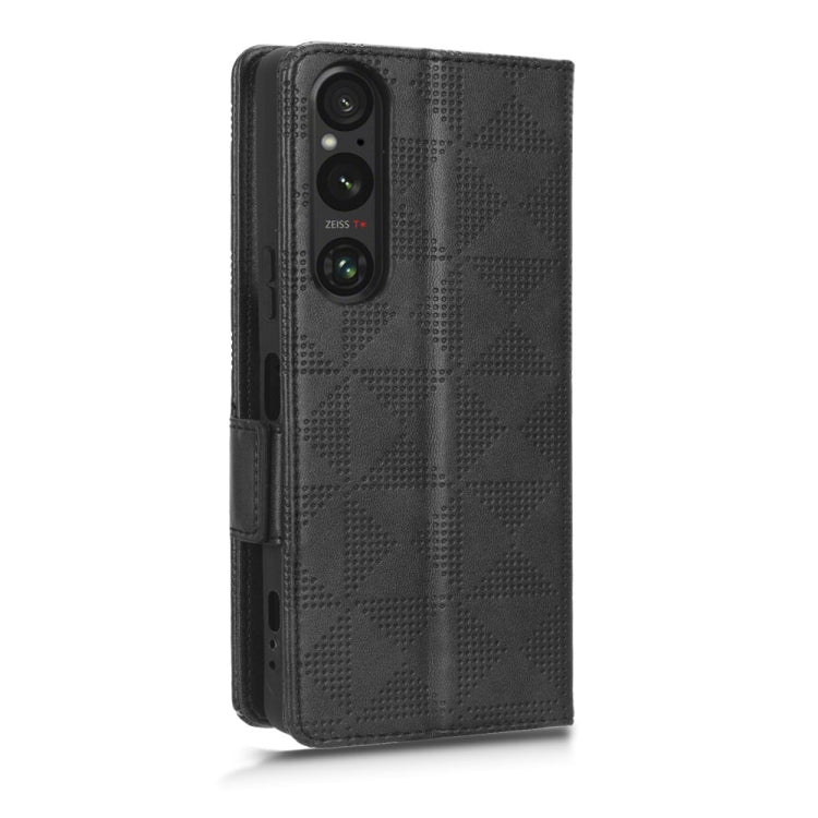 Symmetrical Triangle Pattern Leather Phone Case