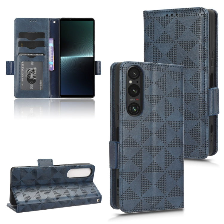 Symmetrical Triangle Pattern Leather Phone Case