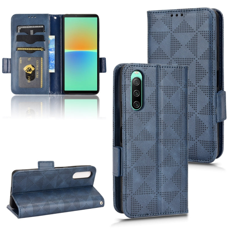 Symmetrical Triangle Pattern Leather Phone Case