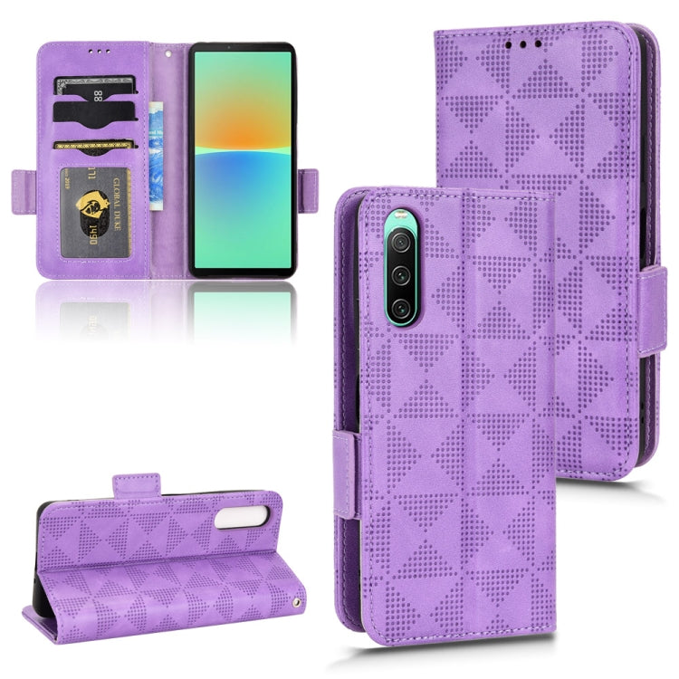 Symmetrical Triangle Pattern Leather Phone Case